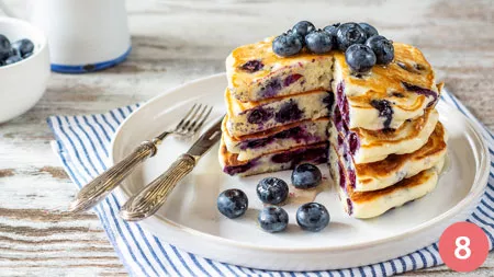 Pancakes ai mirtilli - P8