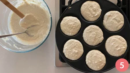 Pancake salati - Passaggio 5