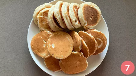 Pancake salati - Passaggio 7