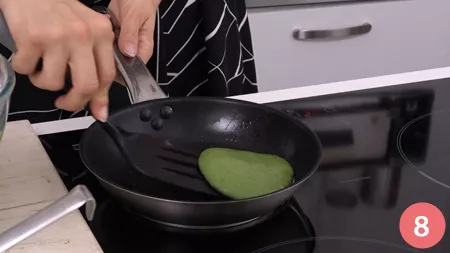 Pancakes agli spinaci - p8