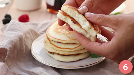 Pancakes alla ricotta - P6