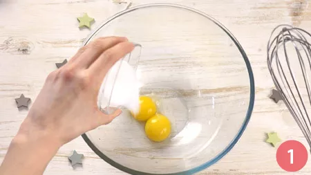 Pancakes al cacao - Passo 1