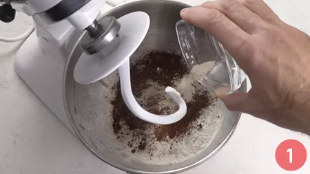 Pane al cioccolato - Passaggio 1