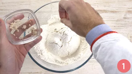 Pane per hamburger (Burger Buns) - Passaggio 1