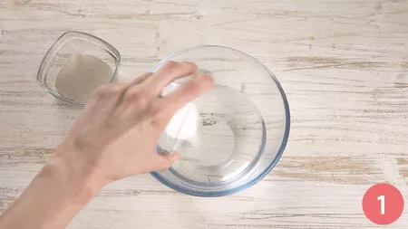 Panini all'olio da buffet - Passaggio 1