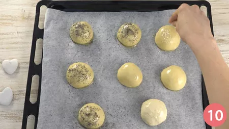 Panini all'olio da buffet - Passaggio 10