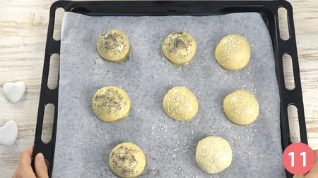 Panini all'olio da buffet - Passaggio 11