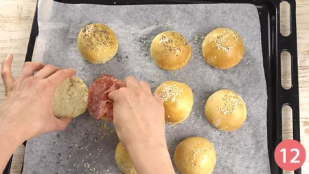 Panini all'olio da buffet - Passaggio 12