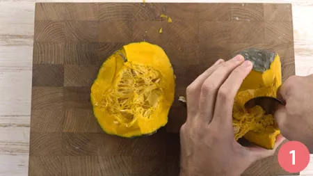 Panini alla zucca - Passaggio 1