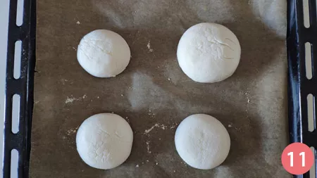 Panini per hamburger senza glutine - Step11