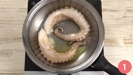 Panino con polpo fritto - Passaggio 1