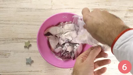 Panino con polpo fritto - Passaggio 6