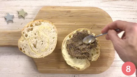 Panino con polpo fritto - Passaggio 8