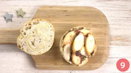 Panino con polpo fritto - Passaggio 9