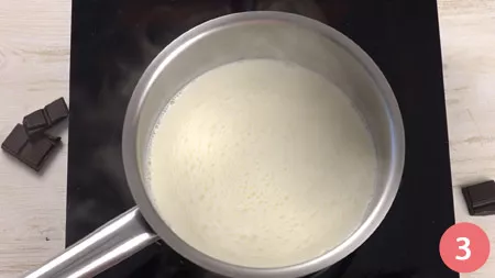 Panna cotta al cioccolato - Passo 3