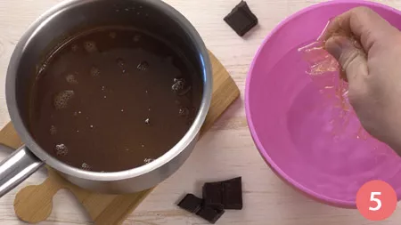 Panna cotta al cioccolato - Passo 5