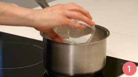 Panna cotta alla Piña Colada - Passaggio 1