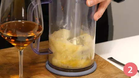 Panna cotta alla Piña Colada - Passaggio 2