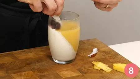 Panna cotta alla Piña Colada - Passaggio 8