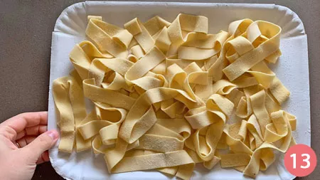 Pappardelle al ragù di cinghiale - Passaggio 13