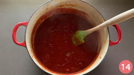 Pappardelle al ragù di cinghiale - Passaggio 14