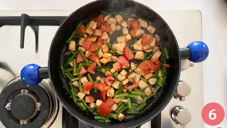 Pasta agli asparagi e salmone - P6