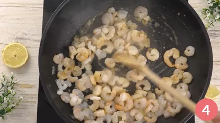 Pasta al limone e gamberetti - Passaggio 4