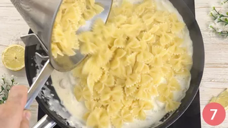 Pasta al limone e gamberetti - Passaggio 7