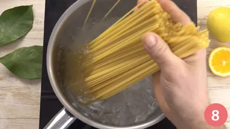 Pasta al pesto di agrumi - Passo 8