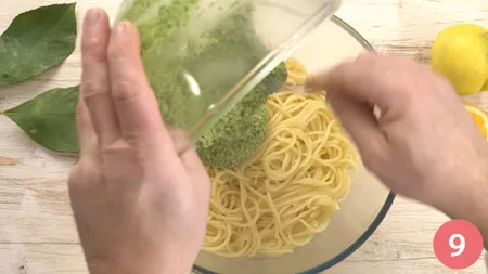 Pasta al pesto di agrumi - Passo 9