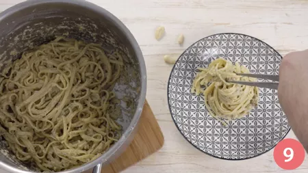 Pasta al pesto di melanzane - Passaggio 9