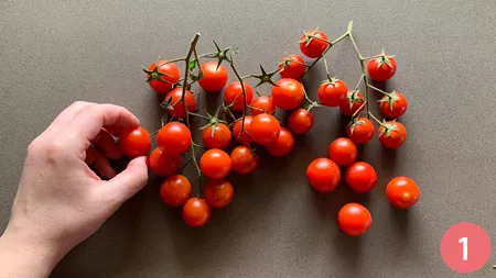 Pasta al pesto di pomodorini arrosto - p1