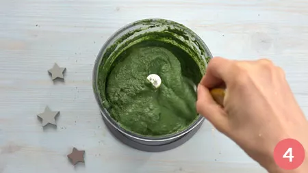 Pasta al pesto di spinaci, speck e ricotta - Passaggio 4