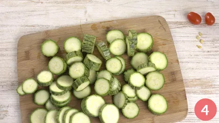 Pasta al pesto di zucchine e pomodorini confit - Passaggio 4