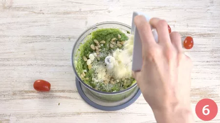 Pasta al pesto di zucchine e pomodorini confit - Passaggio 6