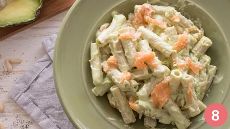 Pasta alla crema di avocado e salmone - Passaggio 8