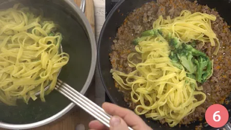 Pasta broccoli e salsiccia - Passo 6
