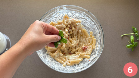 Pasta con burrata pomodori secchi - p6