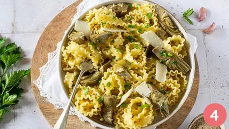 Pasta con carciofi - P4