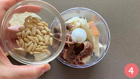 Pasta con crema di acciughe - p4