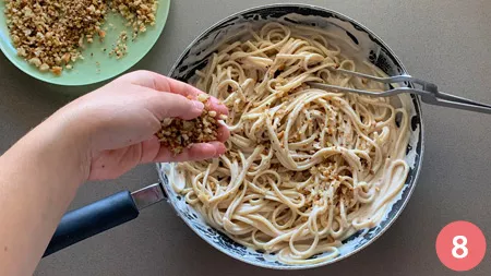 Pasta con crema di acciughe - p8