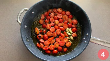 Pasta con i gamberetti - P4