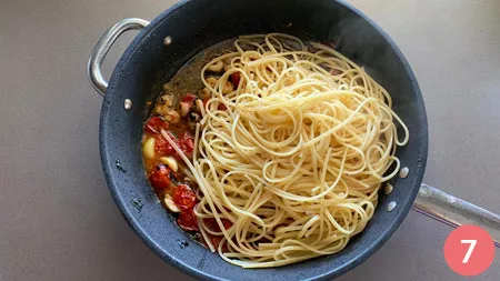 Pasta con i gamberetti - P7