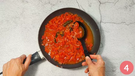 Pasta con i peperoni - P4