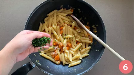Pasta con la zucca - Passaggio 6