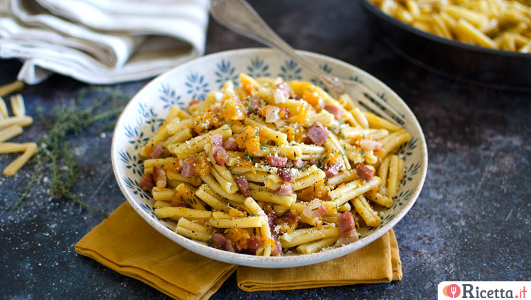 Ricetta Pasta con zucca e speck - Consigli e Ingredienti | Ricetta.it