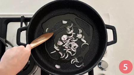  Pasta con crema di patate e salsiccia - p5