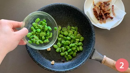 Pasta fave, pecorino e finocchietto - p2