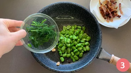 Pasta fave, pecorino e finocchietto - p3