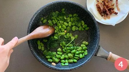 Pasta fave, pecorino e finocchietto - p4